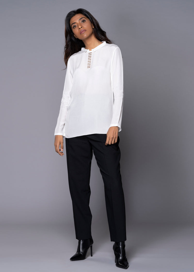 GRACE WHITE TOP - Sample Sale