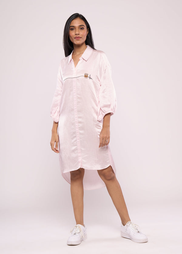 COFFEE SHIRT DRESS - Sample Sale