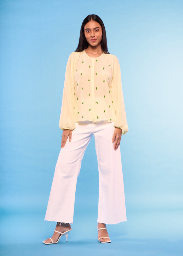 CACTI YELLOW SHIRT - Sample Sale