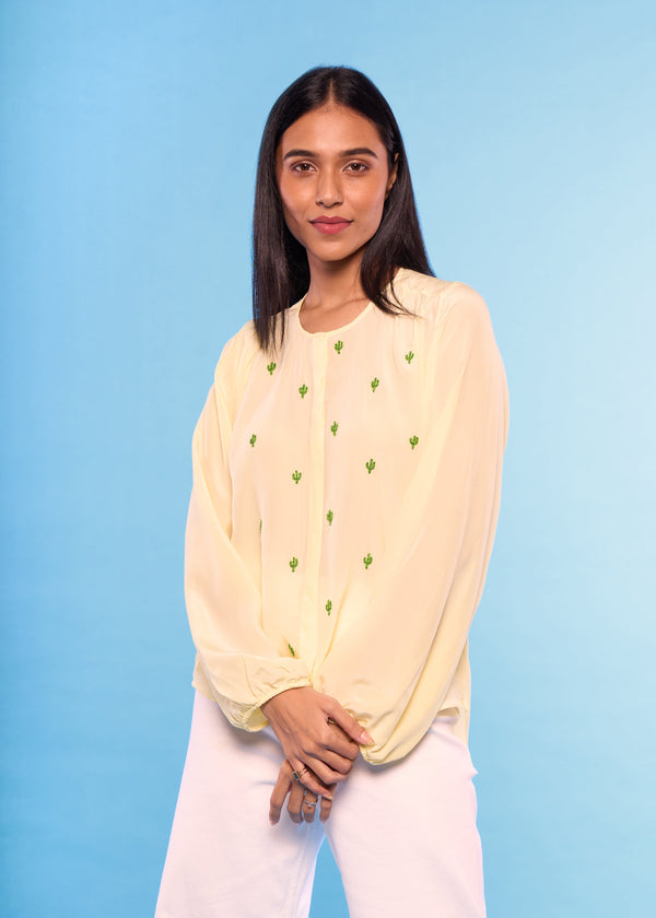 CACTI YELLOW SHIRT - Sample Sale