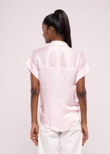 SILLY SILVER BABY PINK SHIRT - Sample Sale