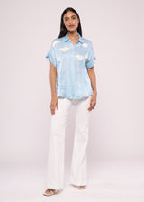 ON CLOUD 9 BLUE SHIRT - Sample Sal