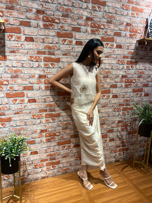GRAMOPHONE WHITE SET