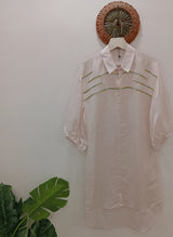 SKYLINE WHITE SHIRT DRESS
