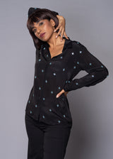 FOLKLORE BLACK SHIRT