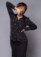 FOLKLORE BLACK SHIRT