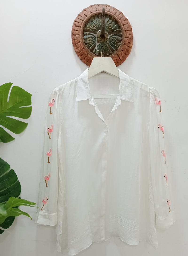 FLAMINGO SLEEVE SHIRT