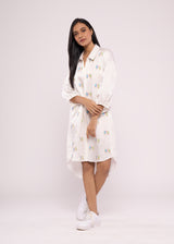 LOVEBIRD WHITE SHIRT DRESS
