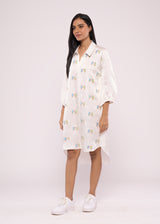 LOVEBIRD WHITE SHIRT DRESS
