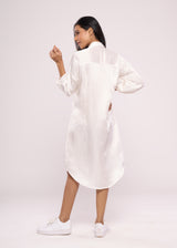 LOVEBIRD WHITE SHIRT DRESS