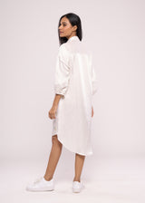 SKYLINE WHITE SHIRT DRESS