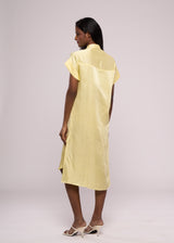 TULIP YELLOW SHIRT DRESS