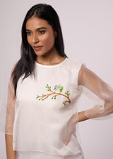 LOVEBIRD ORGANZA LAYER DRESS