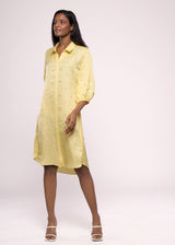 DOLL YELLOW SHIRT DRESS