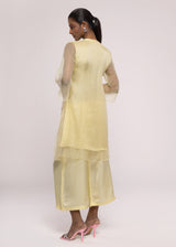 ROSE YELLOW KURTA SET