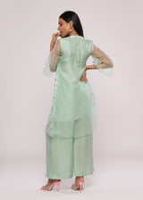 ROSE GREEN KURTA SET
