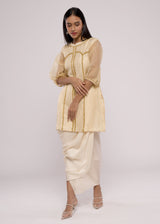 HERITAGE CREAMY KURTA SET