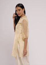 HERITAGE CREAMY KURTA SET