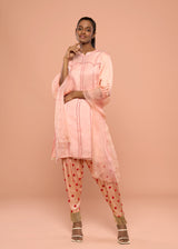 HERITAGE PEACH KURTA SET