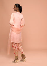HERITAGE PEACH KURTA SET