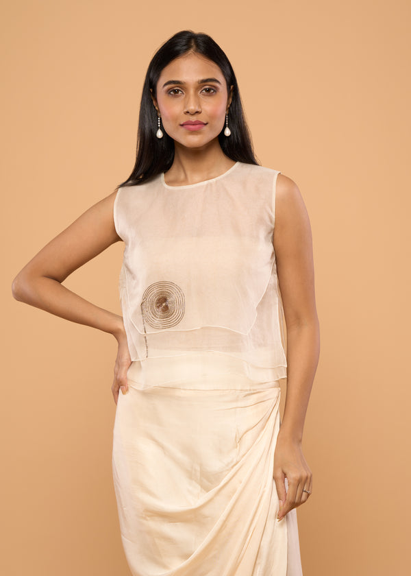 GRAMOPHONE WHITE SET