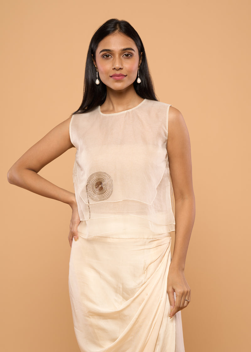 GRAMOPHONE WHITE SET