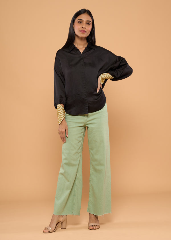 ROM-BOM BLACK BLOCK SHIRT