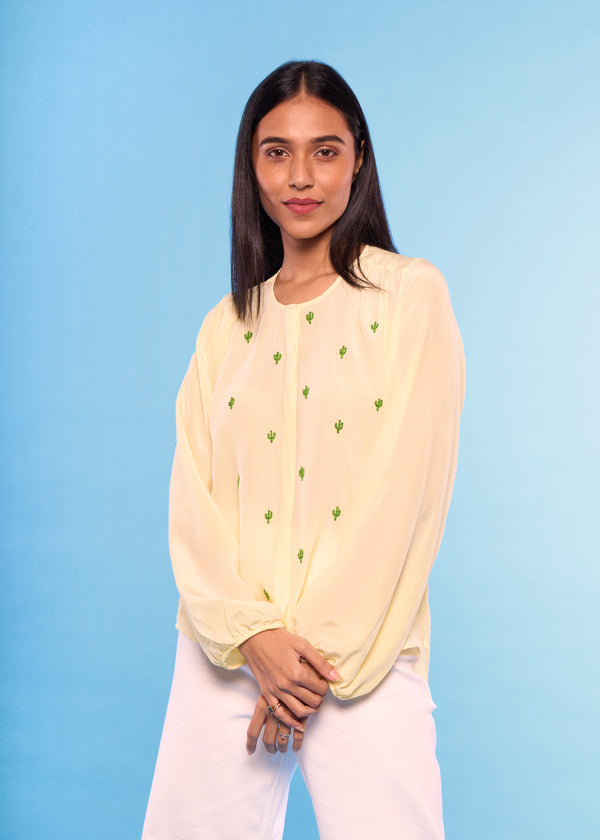 CACTI YELLOW SHIRT