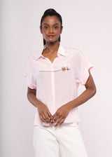 COFFEE BABY PINK SHIRT