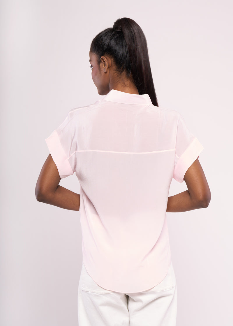 COFFEE BABY PINK SHIRT