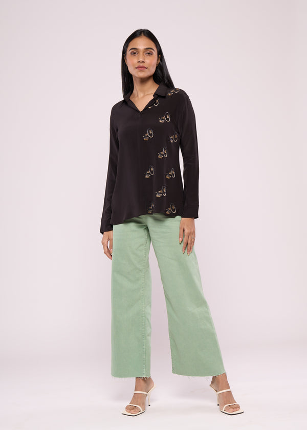 GRAMOPHONE BLACK SHIRT
