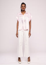 SILLY SILVER BABY PINK SHIRT