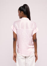 SILLY SILVER BABY PINK SHIRT