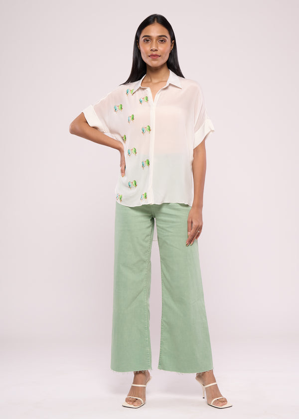 LOVEBIRD WHITE SHIRT