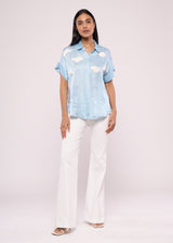 ON CLOUD 9 BLUE SHIRT