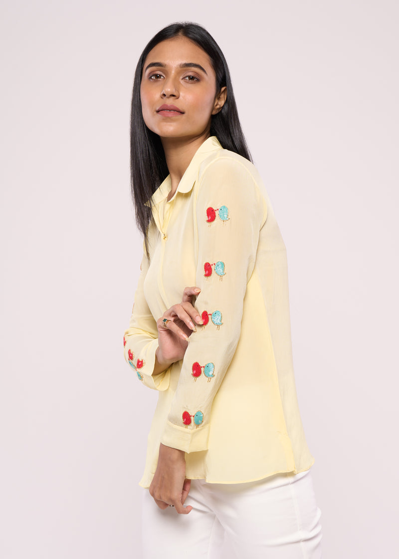 LOVEBIRD YELLOW SHIRT